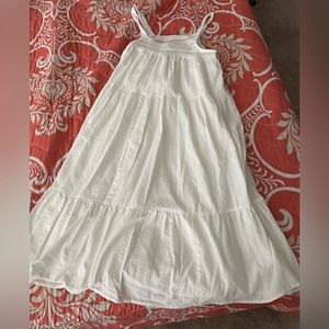 White voluminous summer dress…Med